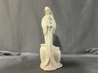 Vtg Haeger Pottery Virgin Mary Madonna Baby Jesus Planter Pot Vase 11” Ivory