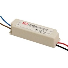 MEAN WELL LPV-20-24 AC-DC Power Supply Enclosed LED Single Output 24V