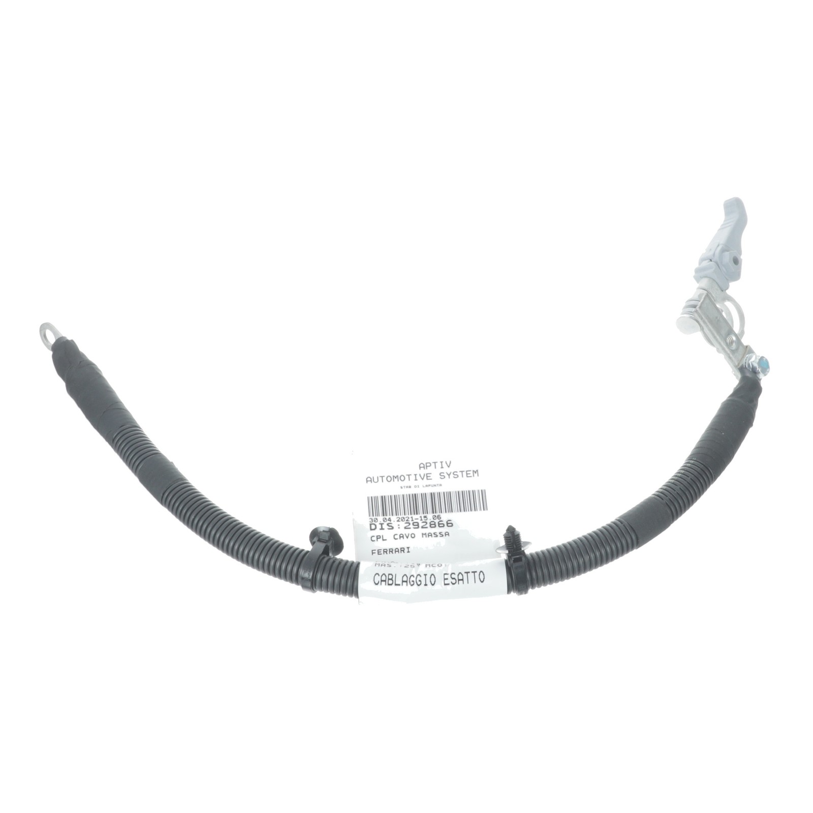 GENUINE Ferrari F12 Battery Ground Cable/Terminal Clamp Assembly 292866