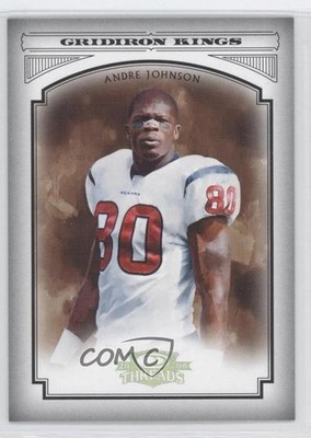 2006 Donruss Threads Pro Gridiron Kings Silver 67/250 Andre Johnson HOF 0nr3