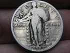 1927 P Silver Standing Liberty Quarter, Philadelphia, Fine Details, Full Date