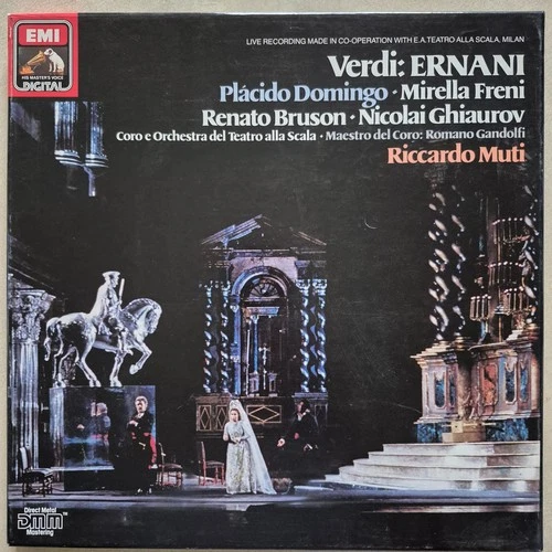 VERDI Ernani Vinyl LP Box Set STEREO classical Domingo Freni