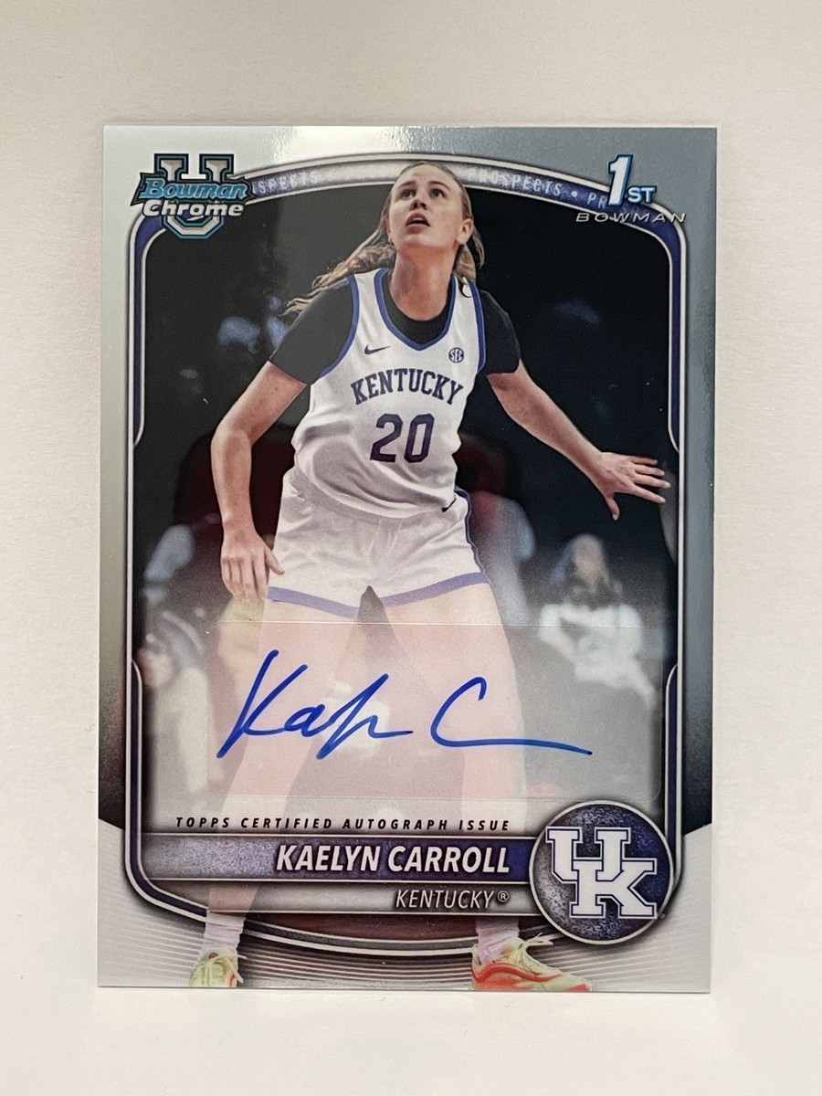 2025 Bowman Chrome Kaelyn Carroll 1st Bowman Auto | eBay
