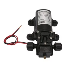 , DC 12V 70W 6L/Min Electric High Pressure Pump Plastic Self Priming Sprayer ...