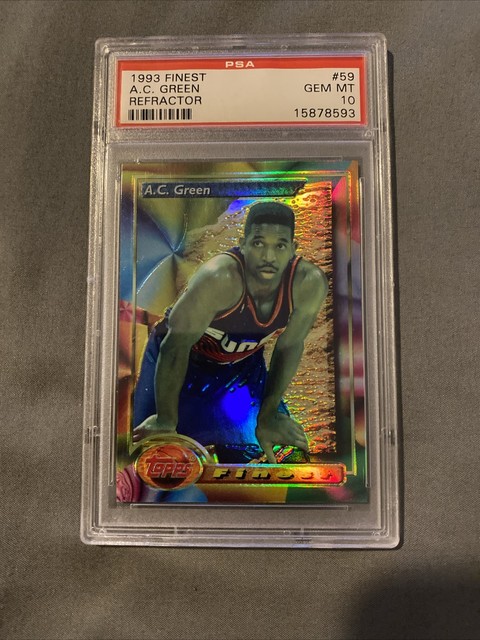 1993 Finest A.C. Green Refractor #59 PSA 10 Suns Pop 6