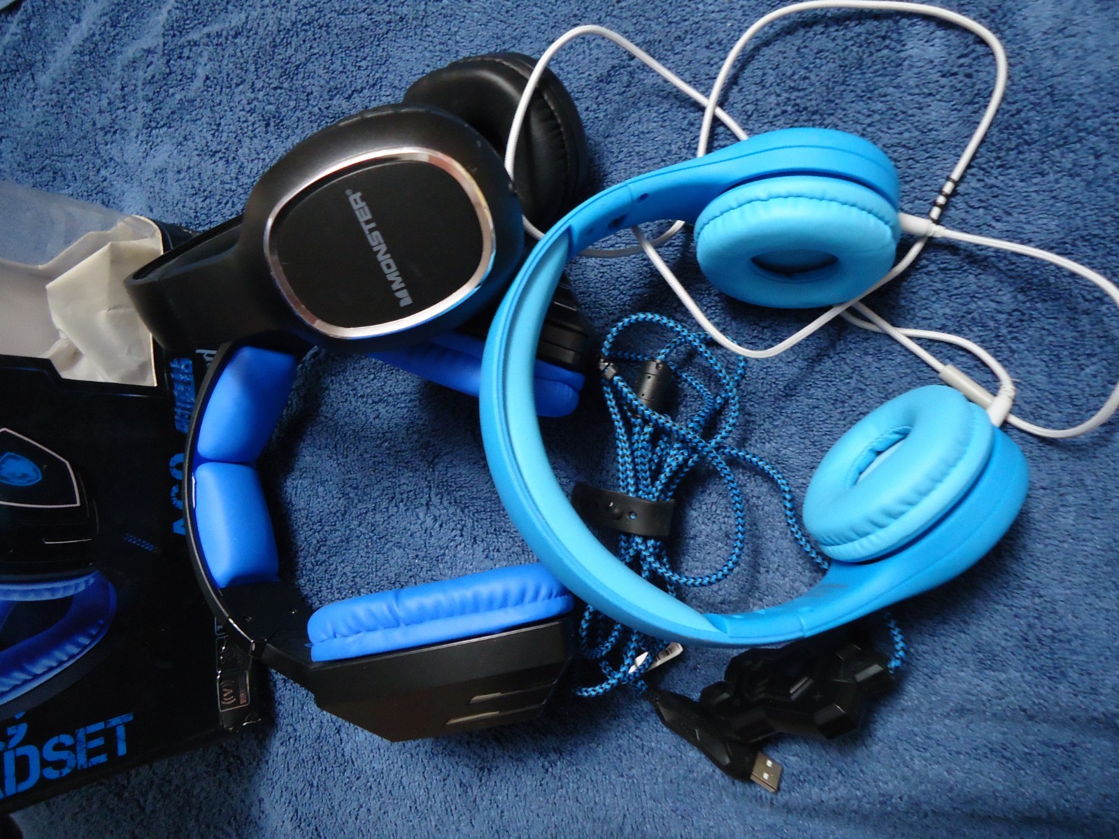 Lilgadgets headset lgcr-03, Sades gaming & Monster gaming He