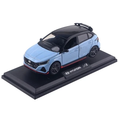 Hyundai i20 N 1:38 Diecast Model Car Official Hyundai Motors Miniature Display