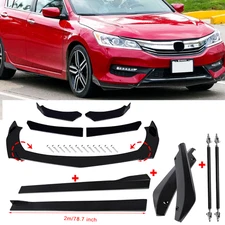 Front Bumper Lip Spoiler Splitter Car Body Rear For Honda Civic Accord