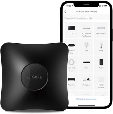 Broadlink RM4 Pro Smart Home Hub IR HF Fernbedienung Code Lernfunktion WLAN