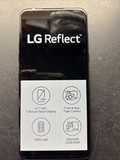 LG Reflect 6.5" Display 32GB Black Tracfone LOCKED L555DL NEW Phone Only