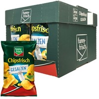 Funny-Frisch Chipsfrisch Kartoffelchips Gesalzen (10X150G TüTen)