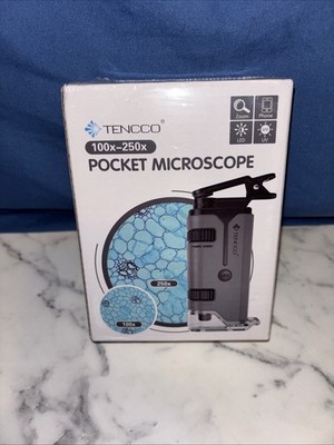 Handheld Microscope 100X-250X Mini Pocket Portable New In box Science fun