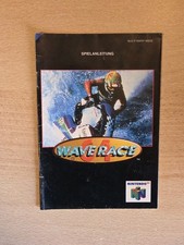 N64 Nintendo 64 Wave Race 64 manuale gioco NOE