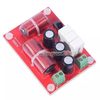 2x 120W 1-Way Professional Bass Speaker Frequency Divider Crossover 1-Low   #nm