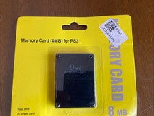 PS2 Sony PLAYSTATION 2 Memory Card 8mb - New 