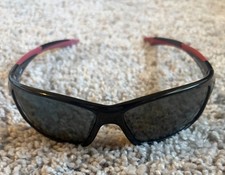 Reebok RB 6 Black Classic Full Rim Polarized Sports Wrap Fashion Sunglasses