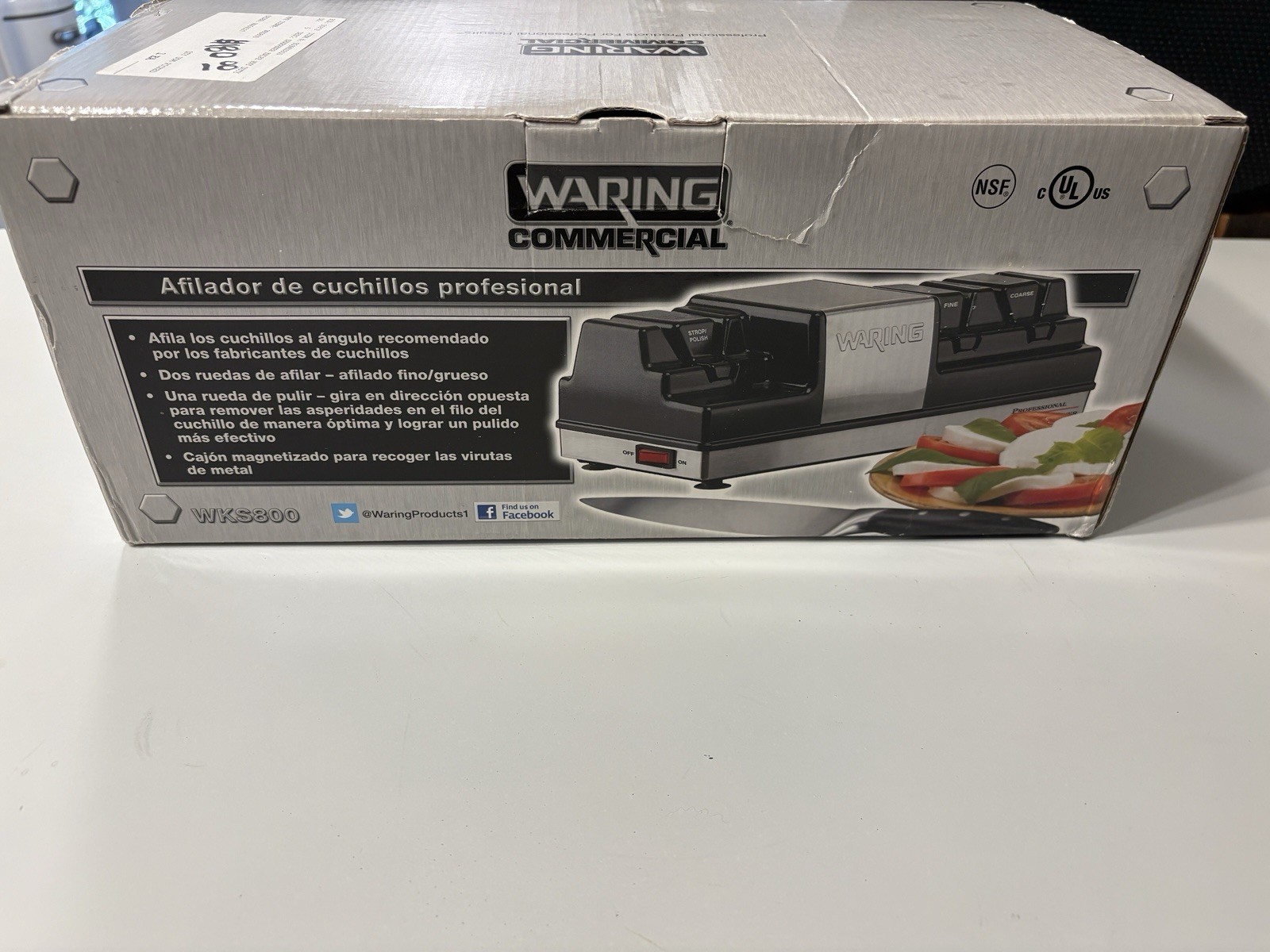 Waring 3 station professional (restaurant) knife sharpener