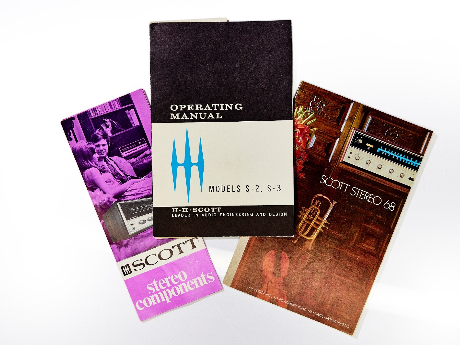 H.H. SCOTT S-2 & S-3 Instruction MANUAL & MORE!  Vintage HI-FI LOUDSPEAKER