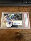 2024 Wild Card QB1 Jaxson Dart Gold-Gold Silver Foil Auto 1/1 PSA 9