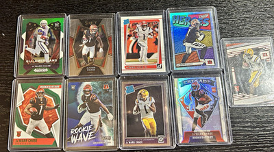 Panini 2021 Ja'Marr Chase Rookie 8-Card Lot Bengals Select select, crusade,optic