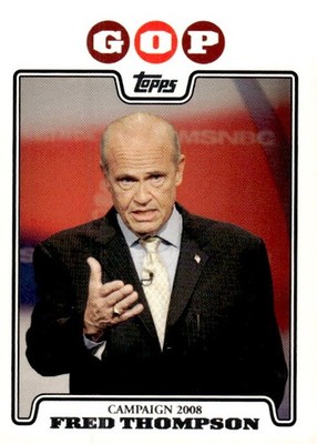 2008 Topps #C08-FT Fred Thompson Campaign 2008