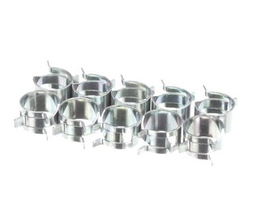 UNOX KRC1018A Appliance 12 Zinc Plated Elastic Clamp 10 Pcs Kit