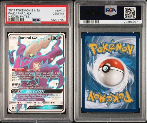 Pokemon Darkrai GX SV70/SV94 Hidden Fates PSA 10 Full Art