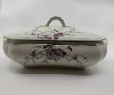 Antique Goddard  Brothers Royal Semi Porcelain Tureen Covered Dish C1895-1910