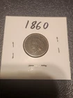 1860 Indian Head Cent Penny US 1c Copper Coin