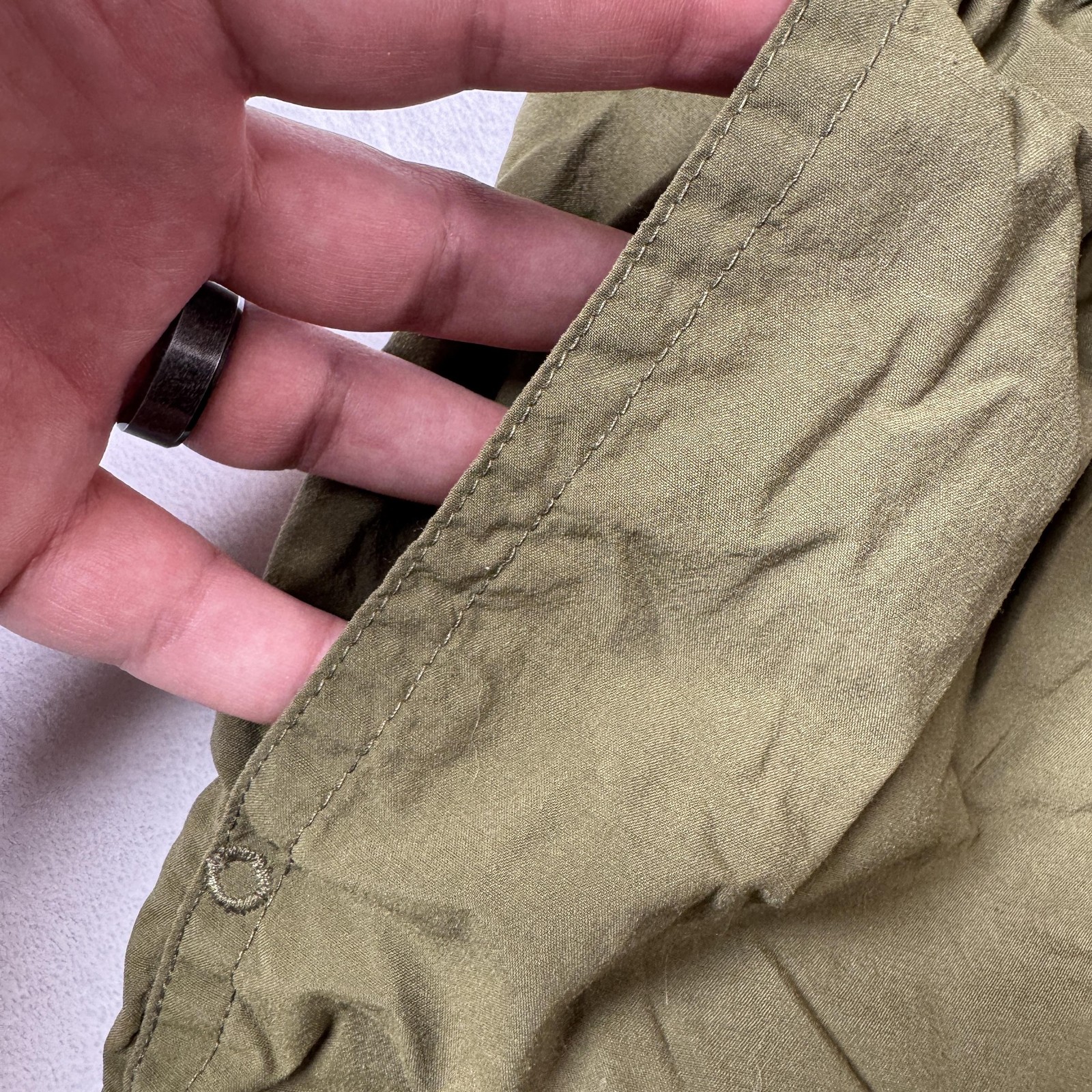 Patagonia Swim Shorts Mens Medium Green Baggies Mesh Lined Pockets Elastic Waist thumbnail 8