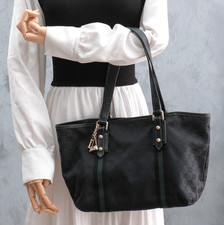 GUCCI Borsa a Tracolla Borsa a Mano GG Linea Sherry Charm Nero