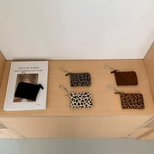 Trendy Mini Leopard Suede Pouch – Stylish Coin & Card Holder with Vintage Charm