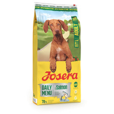 JOSERA Daily Menu Salmon Trockenfutter Hunde mit Lachs Haut & Fell 12,5kg