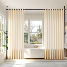 Barra Cortina Divisor Habitaci n Ajustable 4-10ft 32-80in