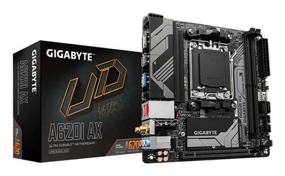 Motherboard Gigabyte A620I AX - 1.0 - Mini-ITX - Socket AM5 - AMD A620