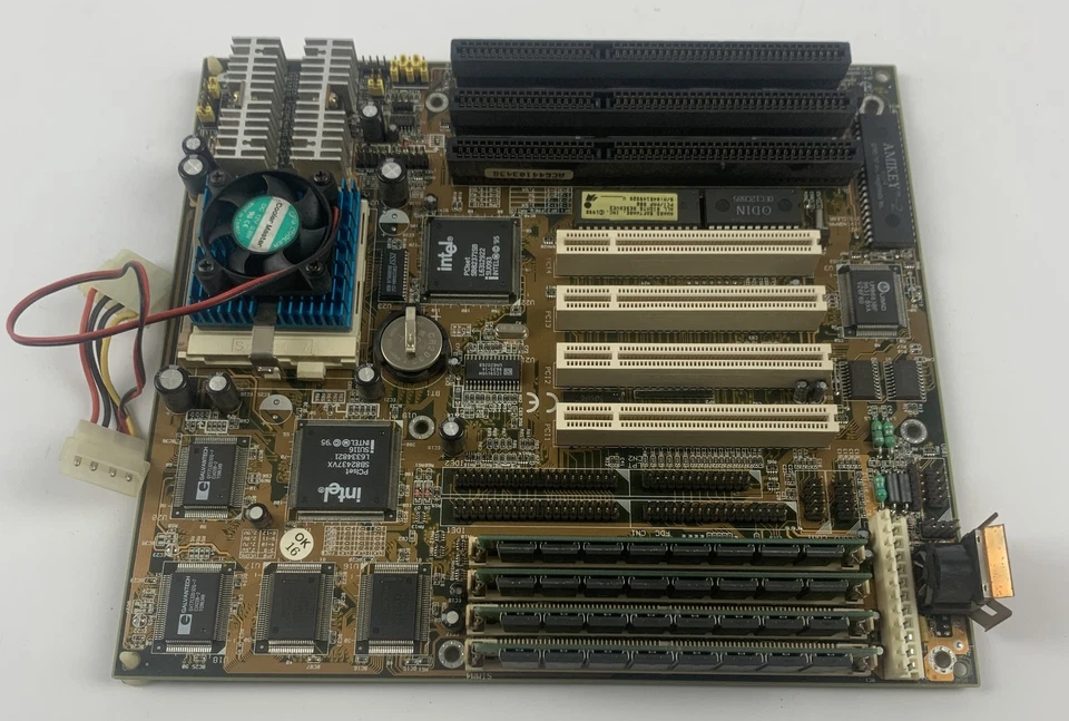 Placa base Chaintech 5VGM M101 - Pentium SY022 - 4x EDO-RAM - Baby AT Intel 430VX - Imagen 4 de 4