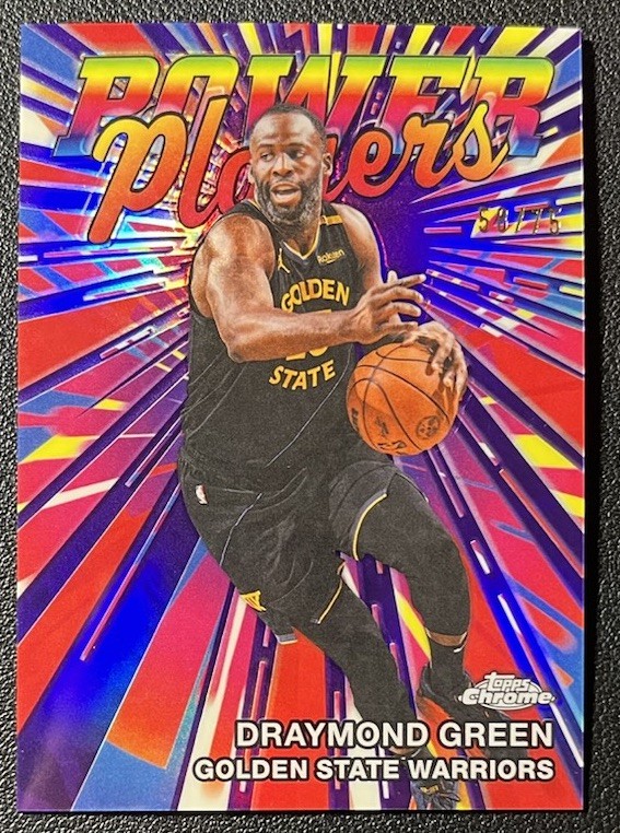 2025 Topps Chrome Update Power Players - Draymond Green #PP-2 Purple /75
