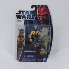 Star Wars The Clone Wars CW3 Savage Opress 3.75 Action Figure Hasbro MOC 2012