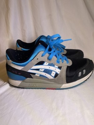 ASICS Gel Lyte III women s Blue/Black/Gray Low Top Lace Up Athletic Sneakers