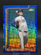 2025 Topps Chrome Logofractor Edition - Cole Ragans 78/150 #151 Blue Royals 2622