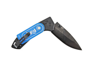 Benchmade 743BK-01 Mini Narrows Titanium CPM-20CV Drop Point Black Manual