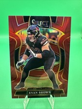 2025 Select Football Evan Red/ Black Prizm Shock #24 Arizona Cardinals /149
