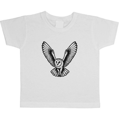 Kinder-/Kinder-T-Shirts Baumwolle ''Fliegende Schleiereule'' (TS048329)