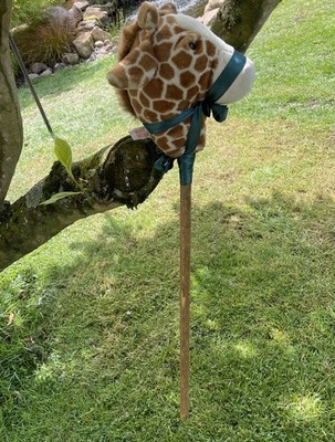 Vintage Mary Meyer Giraffenkopf Hobby Stick Pferd Plüsch USA 82cm