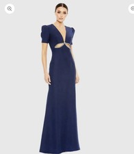 Ienna Mac Duggal Column Gown With Beaded Cutouts Style 2630 Size 2