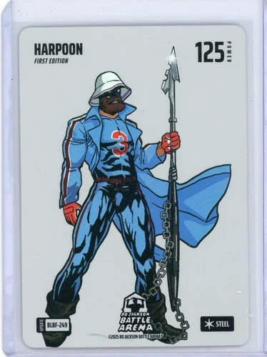 2025 Bo Jackson Battle Arena First Edition Harpoon Blizzard Steel Bryce Harper!