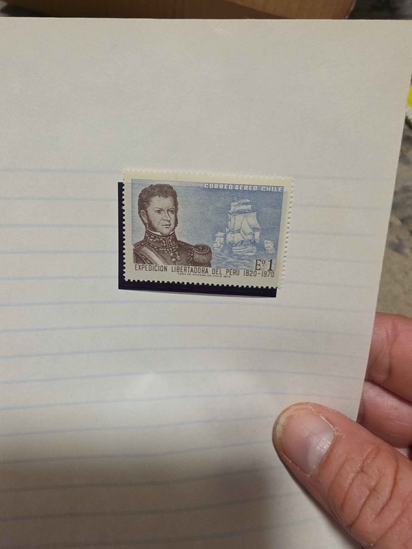 Chili Buttle ships in Peru Expedition stamp 1970 MLH A-1