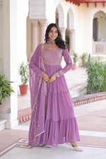 Indian women salwar kameez Wear Kurta Women Pakistani Party Flared ReadyMade