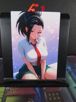 Momo Creati My Hero Academia MHA Custom Art Card NM Anime Waifu Collectible