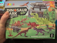 JOYIN Dinosaur Toys for Boys Age 3-6,Kids Toys with Play Map Set  Storage